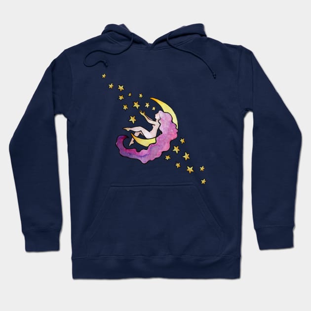 Moon Child Hoodie by bubbsnugg